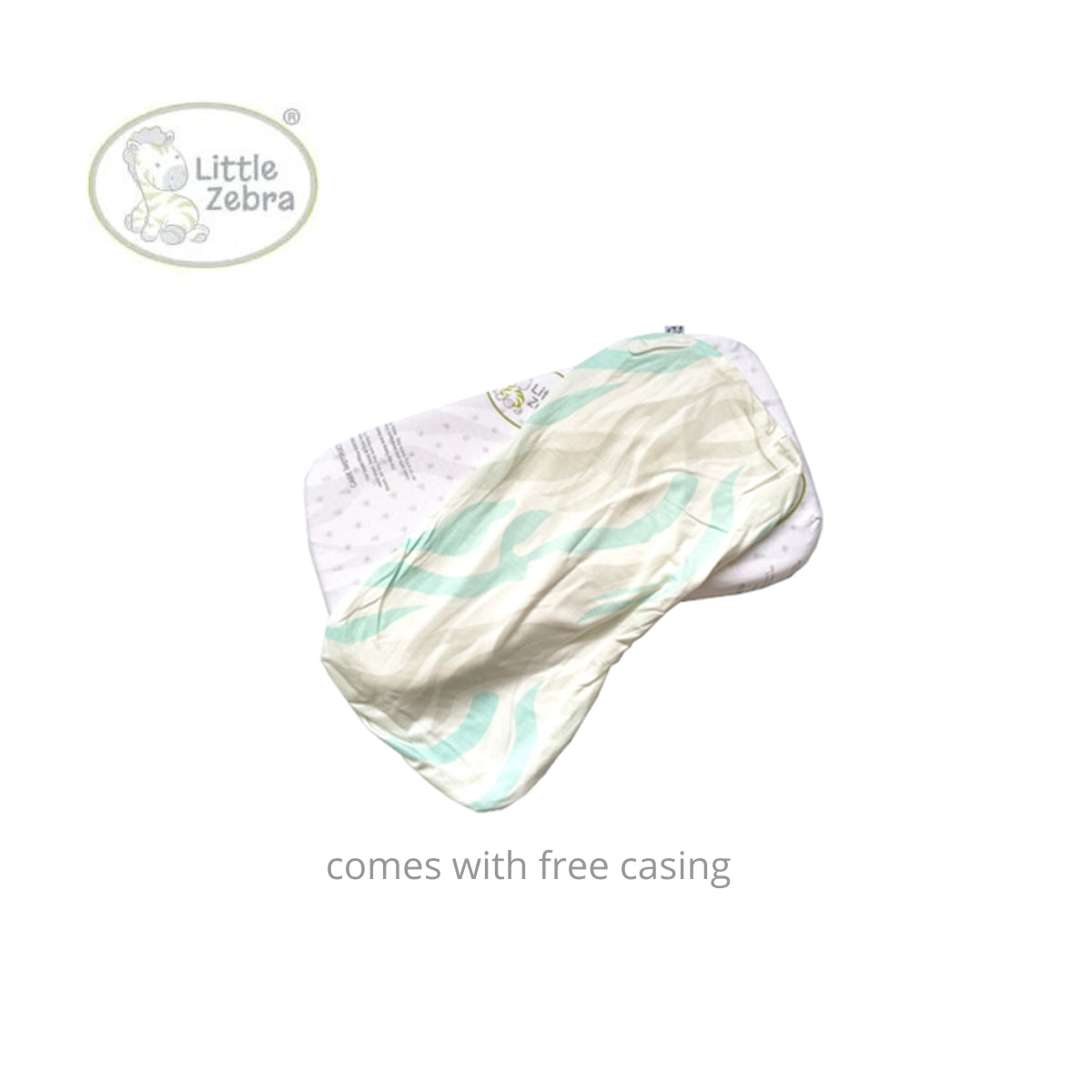 Little Zebra Latex Contour Pillow - Newborn (23 x 42cm)