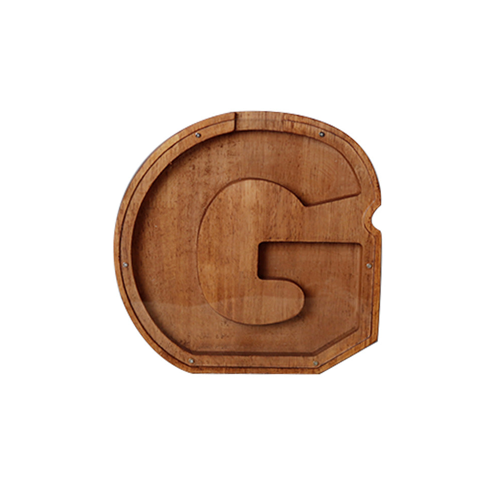 Wooden Alphabet Piggy Bank (23 Letters) - Pupsik Singapore
