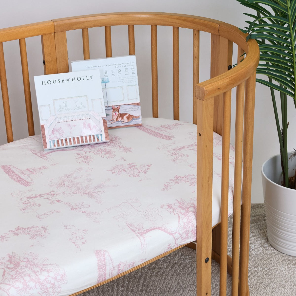 House of Holly Luxe Bamboo Crib Sheet (12 Designs) - Pupsik Singapore