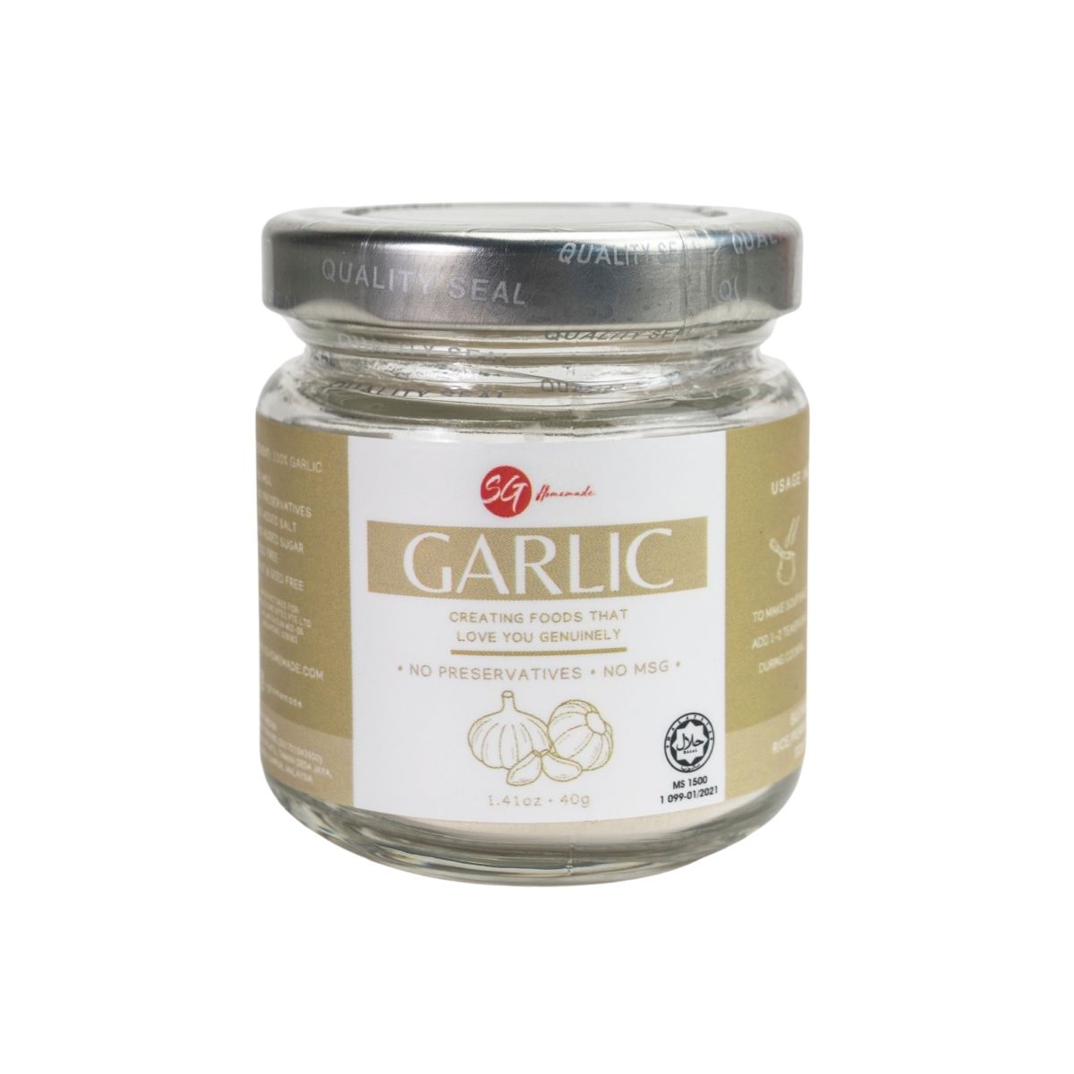 SG Homemade Garlic Powder, 40g (Exp 05/26)