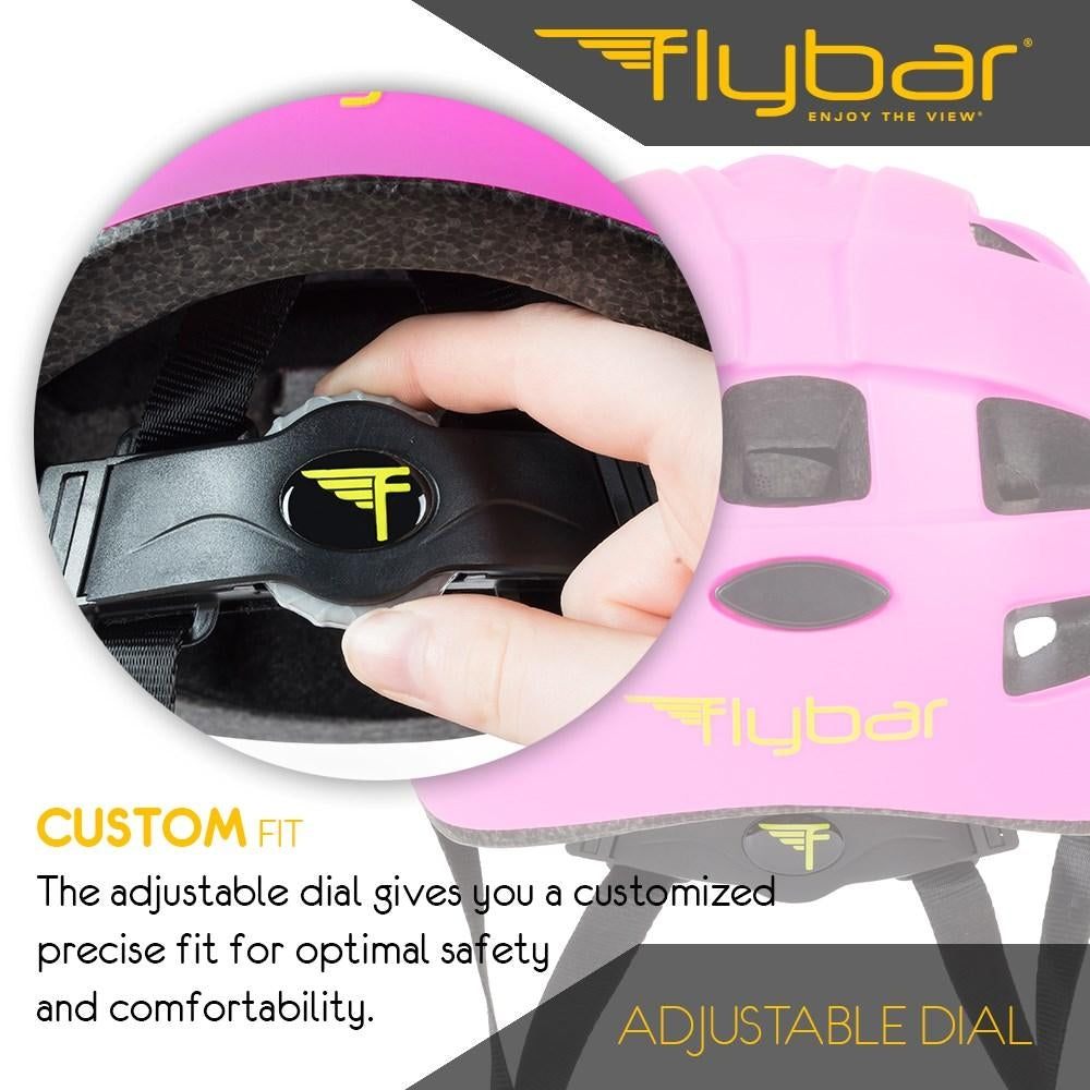 Flybar Junior Sports Helmet - Pink - Pupsik Singapore
