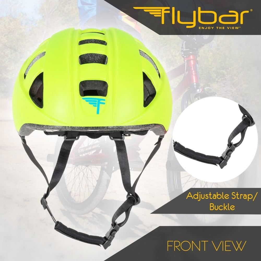 Flybar Junior Sports Helmet - Green - Pupsik Singapore