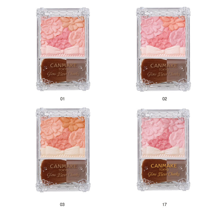 Canmake Glow Fleur Cheeks (3 Colors)
