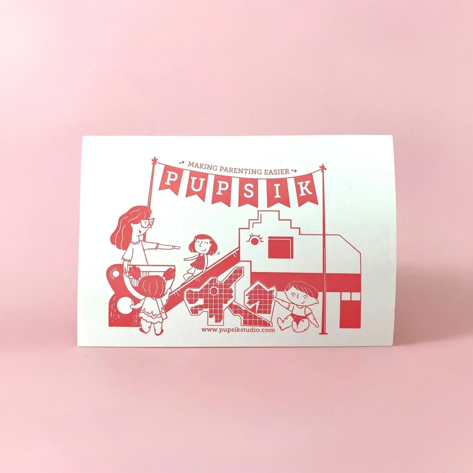 Personalised Gift Message Card - Pupsik Singapore