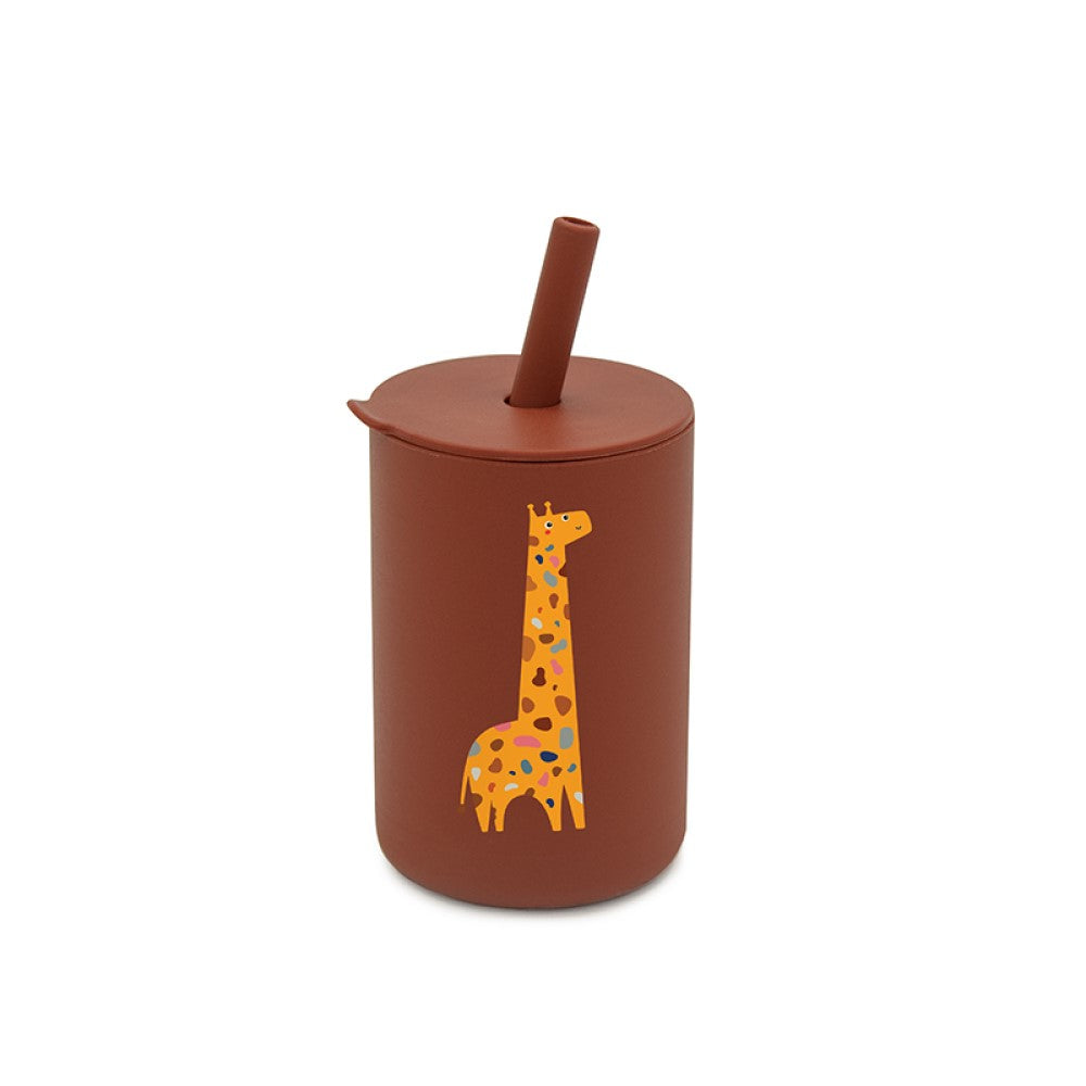 Biomom Silicone Printed Straw Cup (13 Designs)