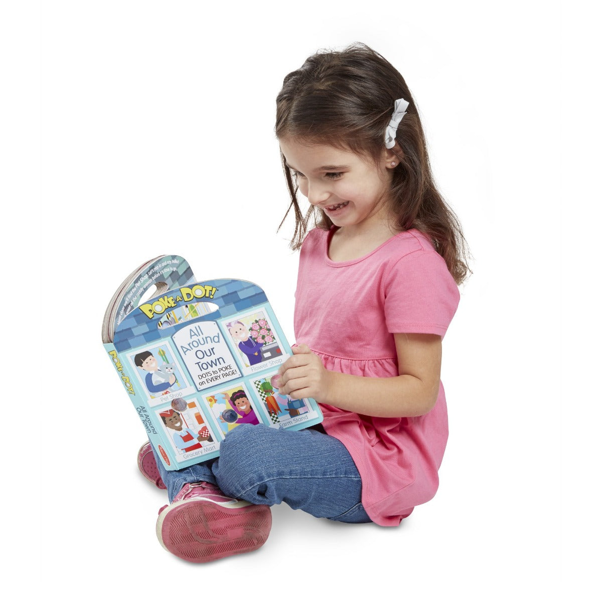 Melissa & Doug Poke-A-Dot Board Carry Book (2 Titles) - Pupsik Singapore