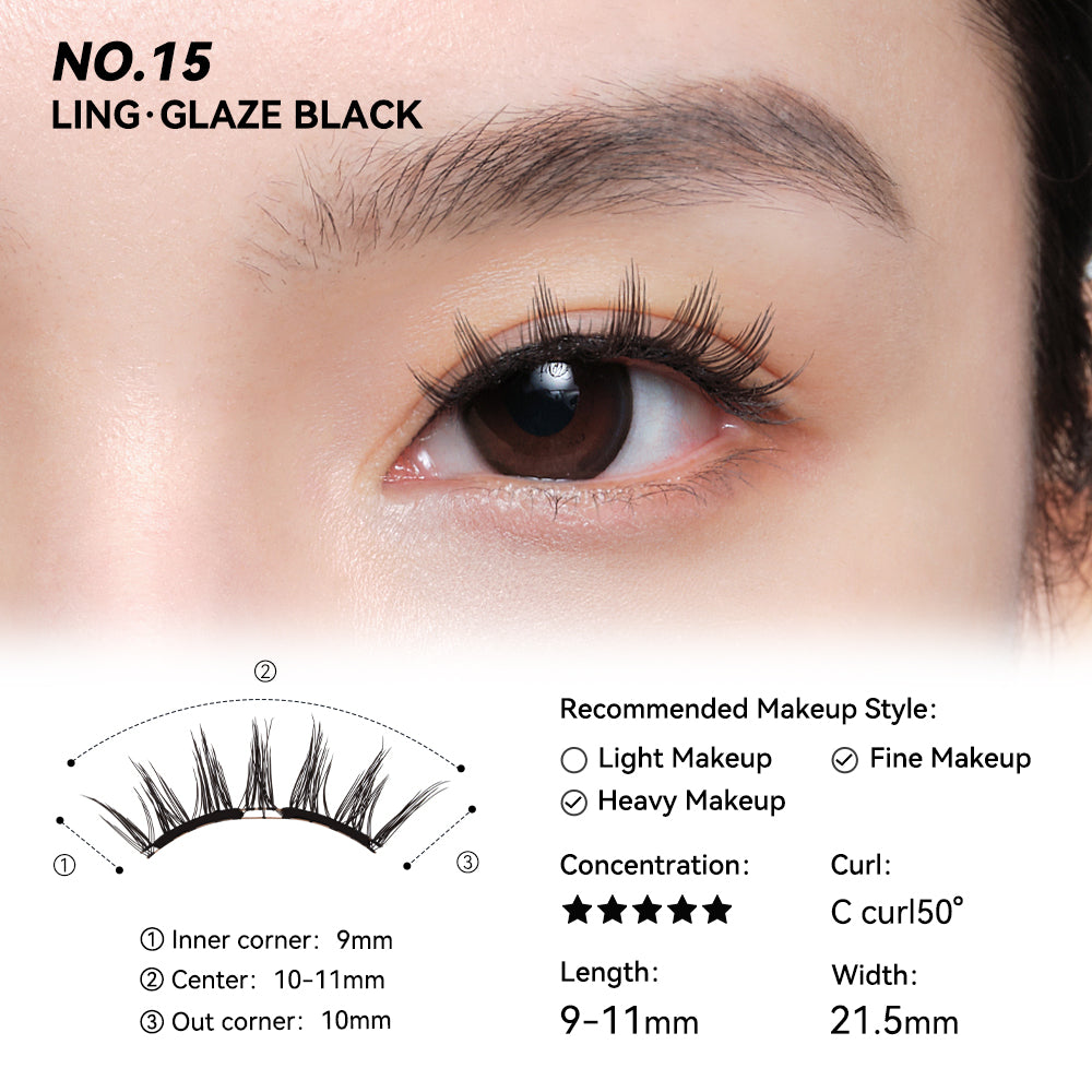 WOSADO Soft Magnetic Eyelashes (20 Types) - Pupsik Singapore