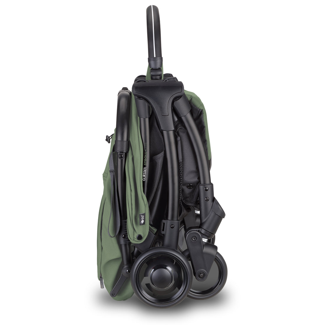 Globber Stroll Lite Compact and Foldable Stroller - Olive