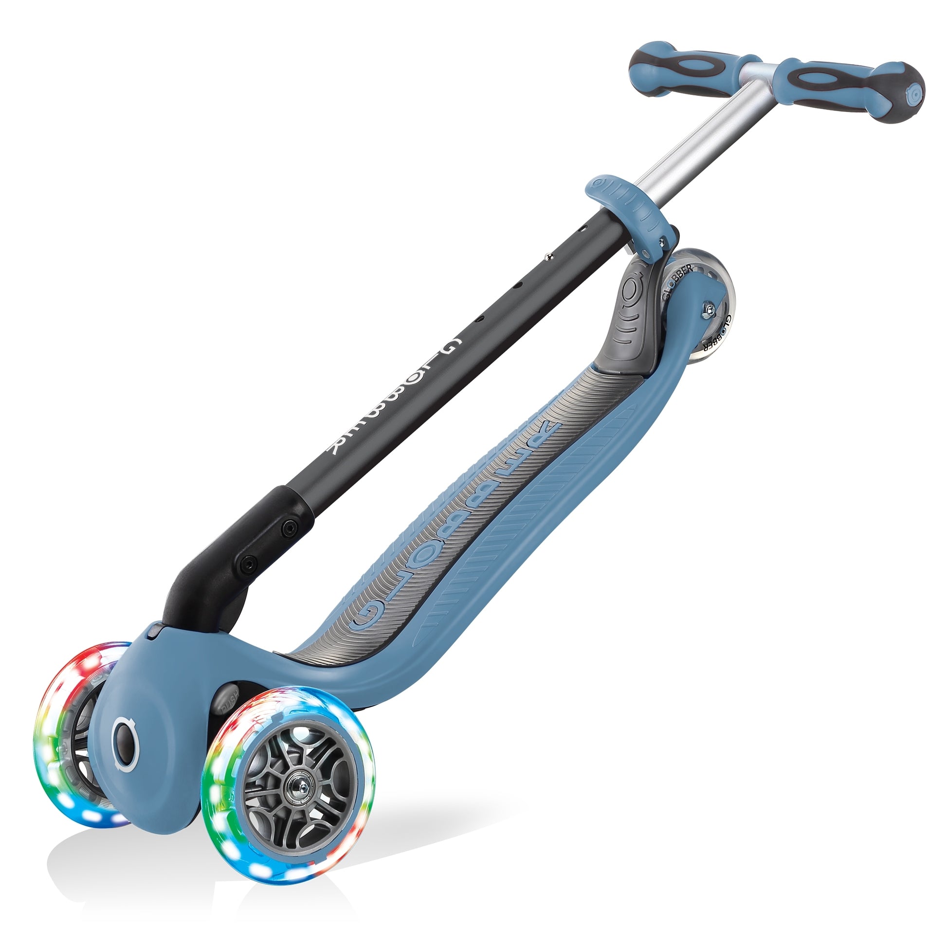 Globber GO•UP Deluxe Convertible Foldable Scooter (LED wheels) - 5 Colours - Pupsik Singapore