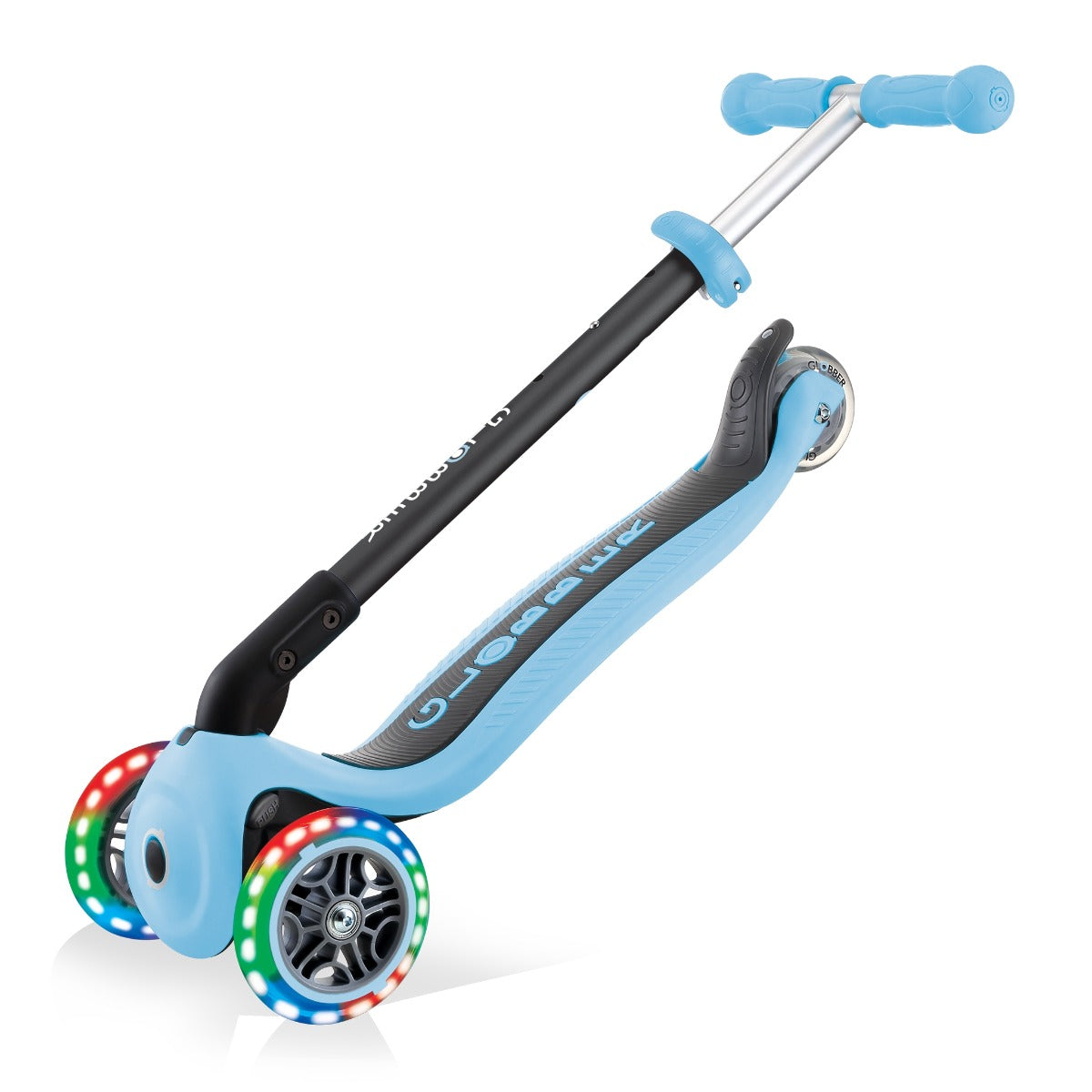 Globber GO•UP Foldable Plus Lights Scooter (LED wheels) - 2 Colors - Pupsik Singapore