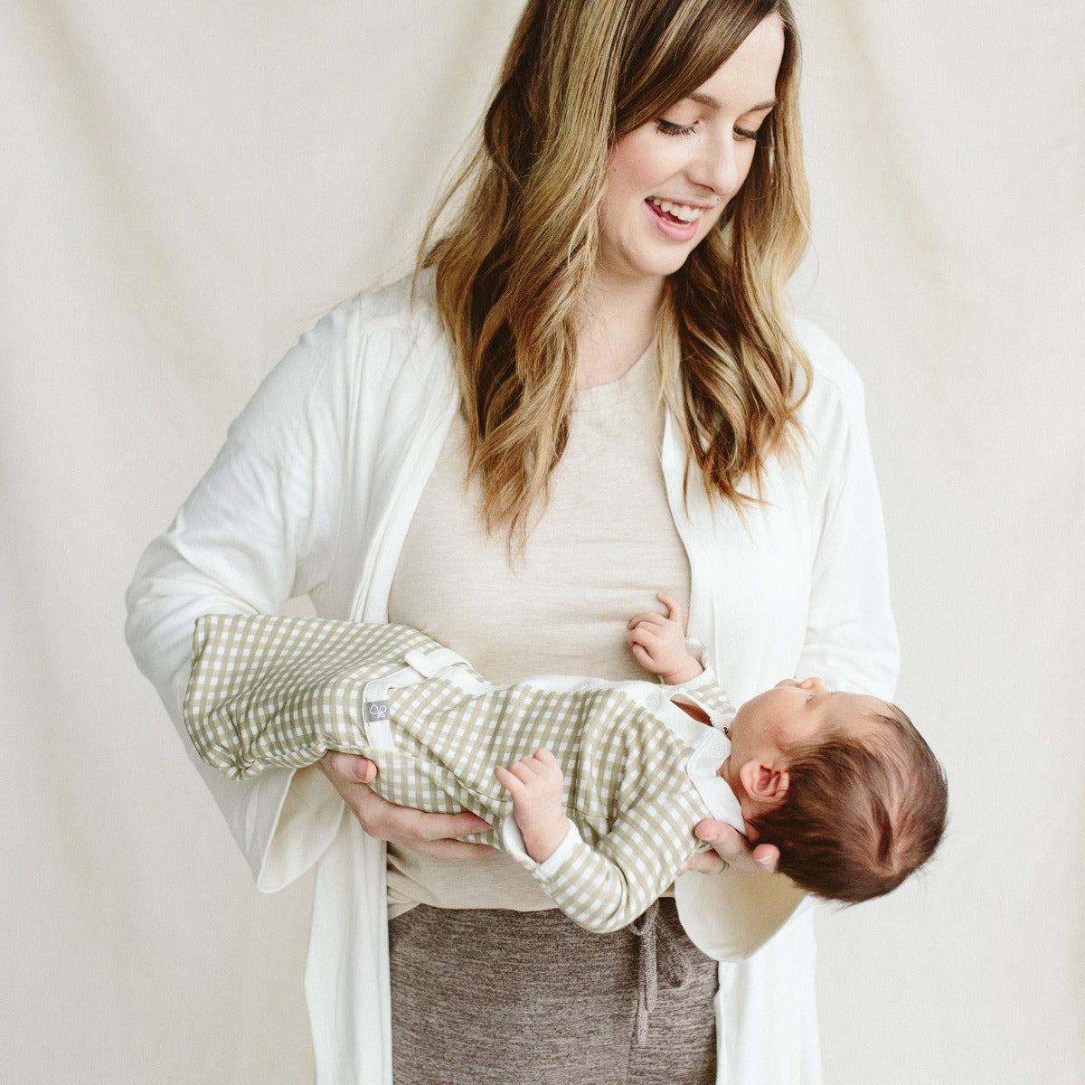 Goumi Bamboo Mom Robe - Cloud (2 Sizes)
