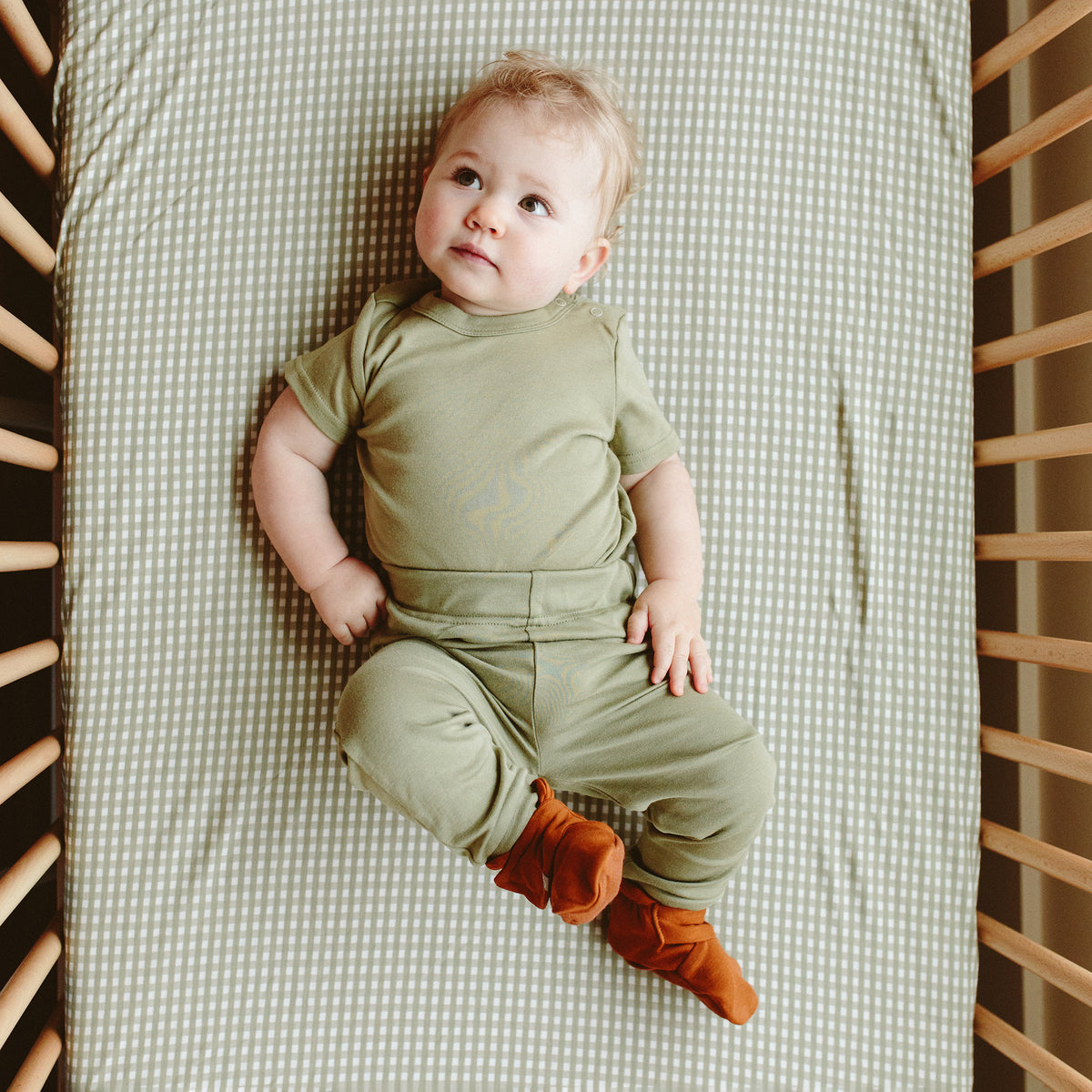 Goumiboots Bamboo & Organic Cotton Booties -Sienna (3 Sizes)