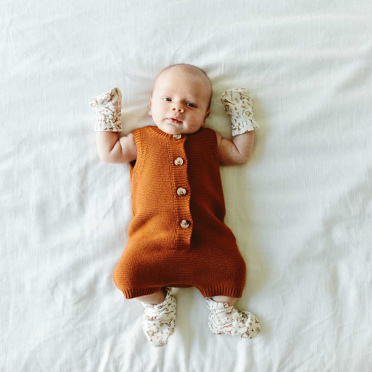 Goumiboots Bamboo & Organic Cotton Booties - Garden