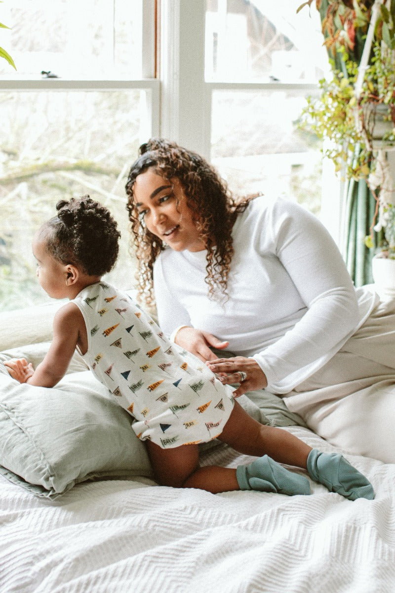 Goumi Quick Change Romper - Affirmations (3 Sizes)