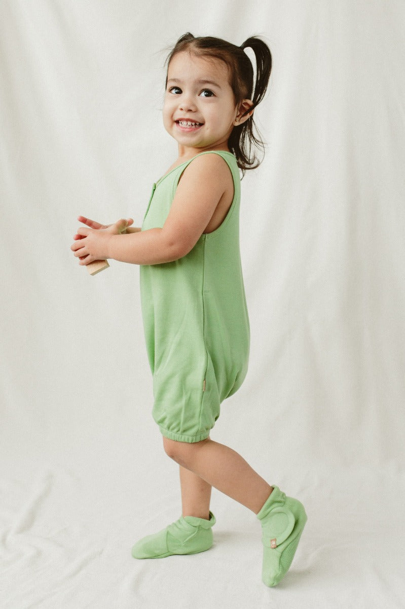Goumi Quick Change Romper - Matcha (3 Sizes)