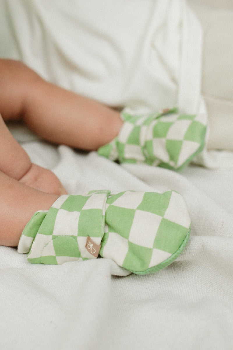[Gift Box] Goumiboots Bamboo & Organic Cotton Booties - Matcha + Cabana Green (2pk) (2 Sizes)