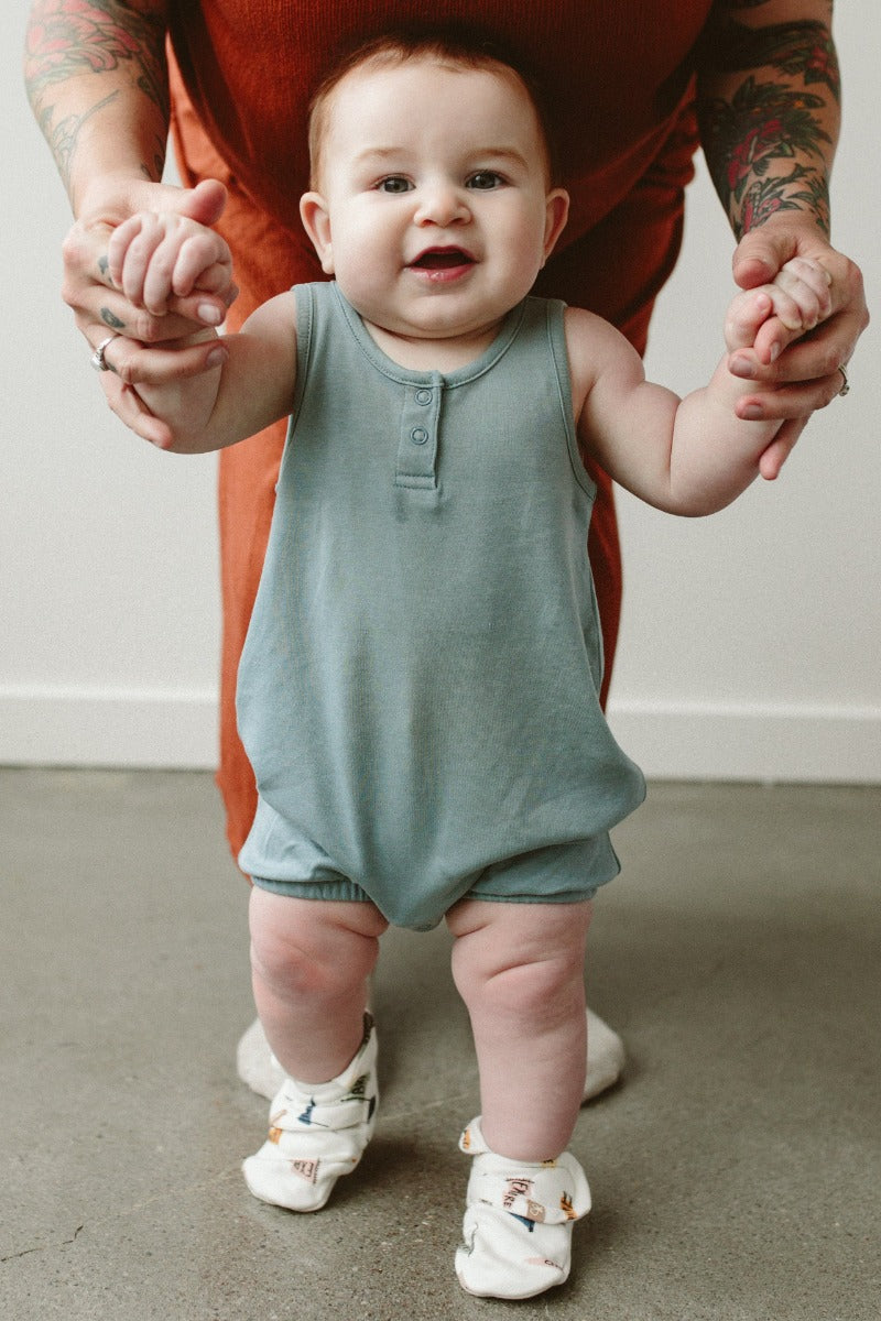 Goumi Quick Change Romper - Poolside (3 Sizes)