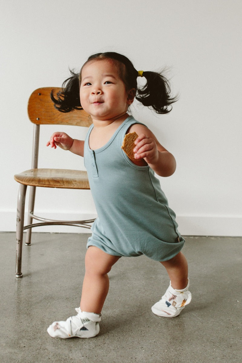 Goumi Quick Change Romper - Poolside (3 Sizes)