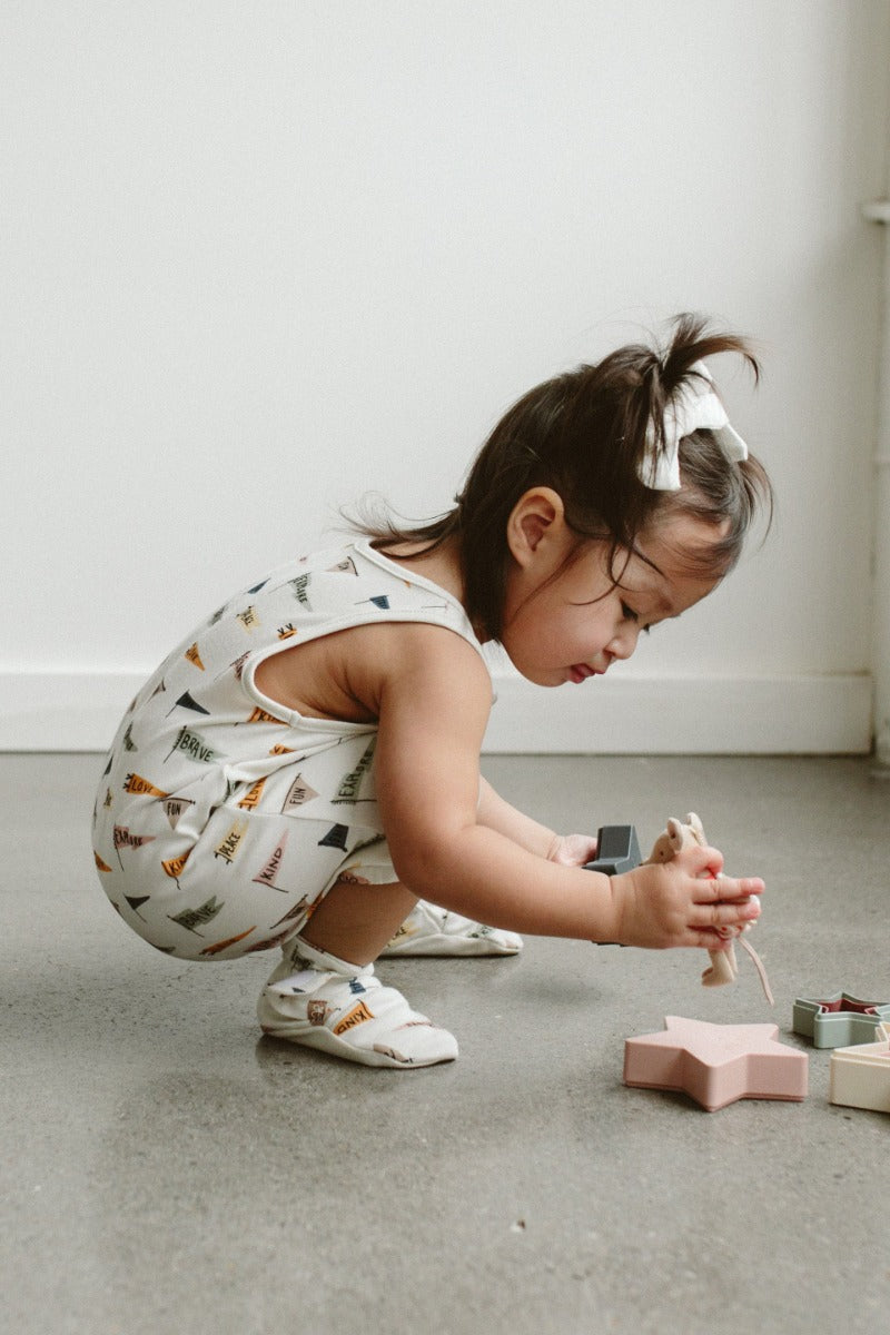 Goumi Quick Change Romper - Affirmations (3 Sizes)