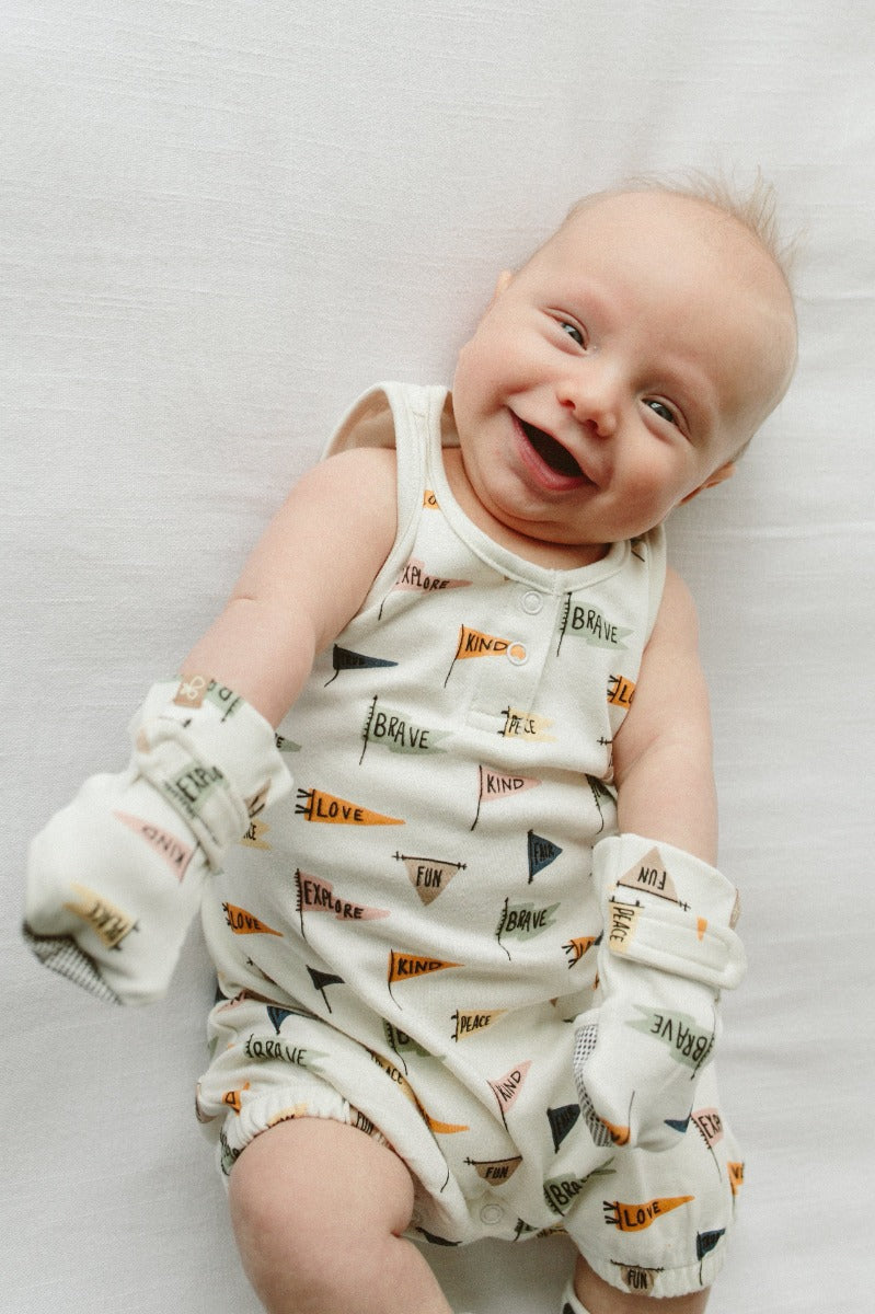 Goumi Quick Change Romper - Affirmations (3 Sizes)