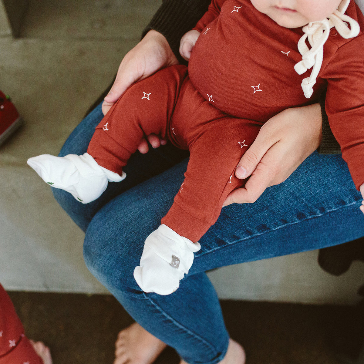 Goumiboots Bamboo & Organic Cotton Booties - Winter Wonderland