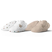 [Gift Box] Goumiboots Bamboo & Organic Cotton Booties - City Blocks & Sandstone (2pk) (2 Sizes)