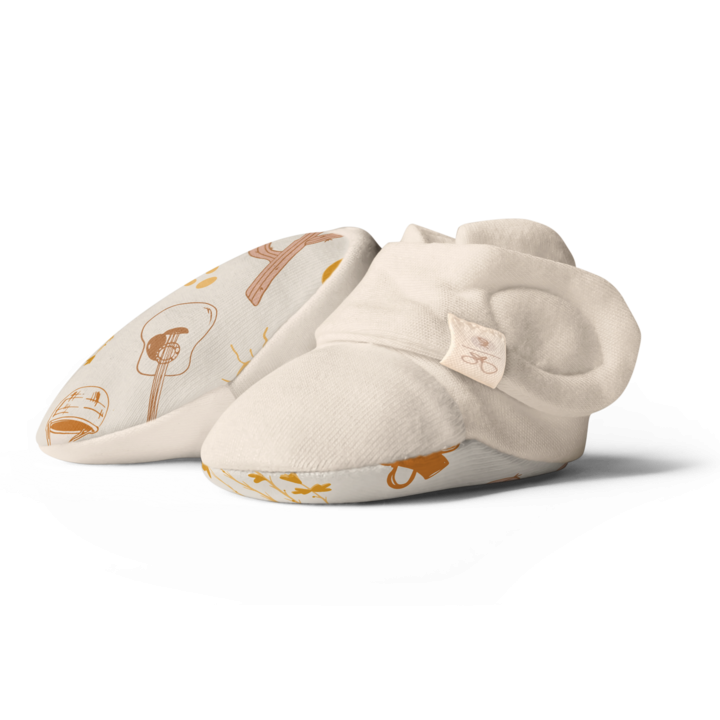 Goumiboots Bamboo & Organic Cotton Booties - Canyon (2 Sizes)