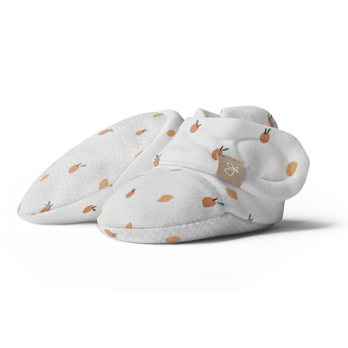 Goumi x Pupsik Bamboo Stay On Booties – Citrus (2 sizes)
