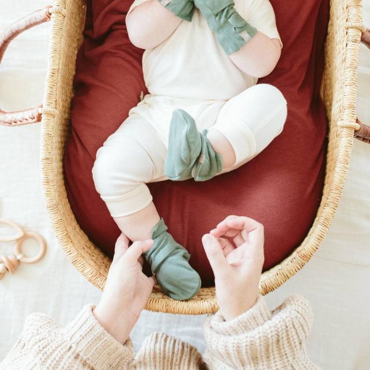 Goumiboots Bamboo & Organic Cotton Booties - Balsam Fir
