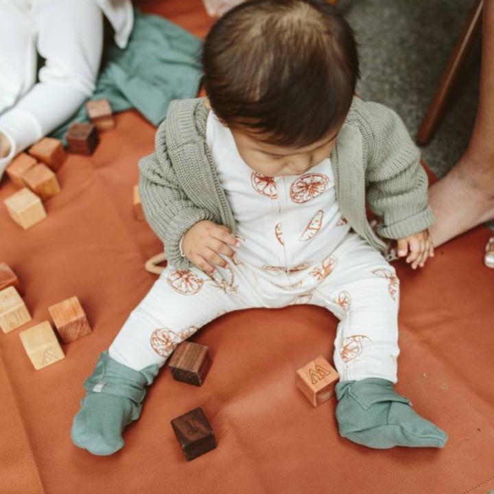 Goumiboots Bamboo & Organic Cotton Booties - Balsam Fir