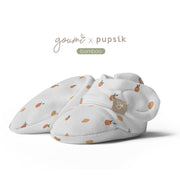 Goumi x Pupsik Bamboo Stay On Booties – Citrus (2 sizes)