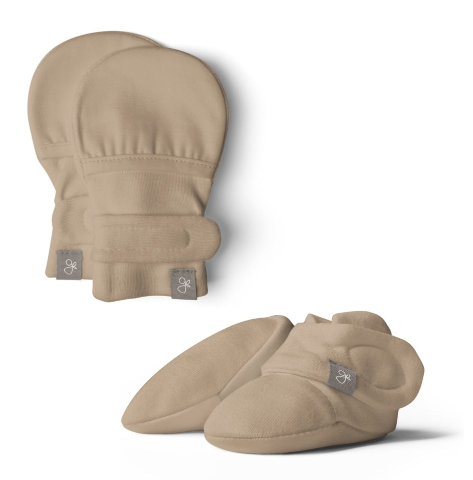 GoumiKids Baby Mittens & Booties Set (0-3m) (13 Designs) - Pupsik Singapore