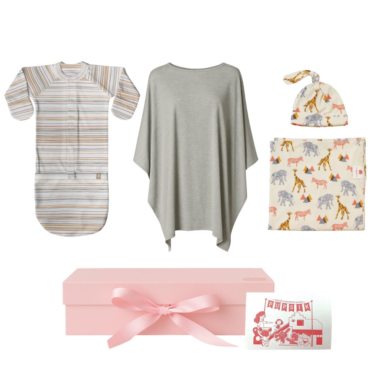 Goumi x Pupsik Petit Beginnings Bamboo Gift Set (6 Designs)