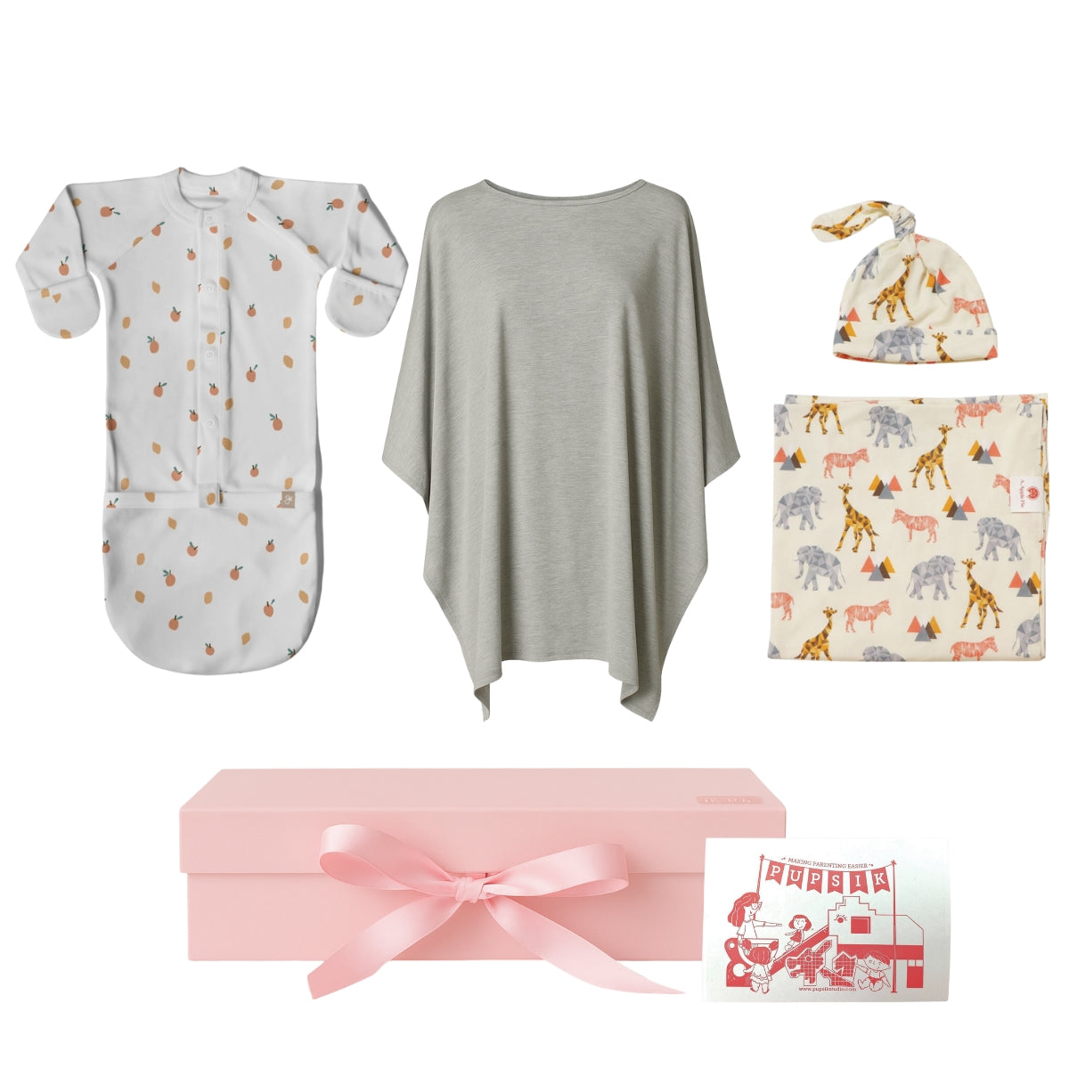 Goumi x Pupsik Petit Beginnings Bamboo Gift Set (6 Designs)