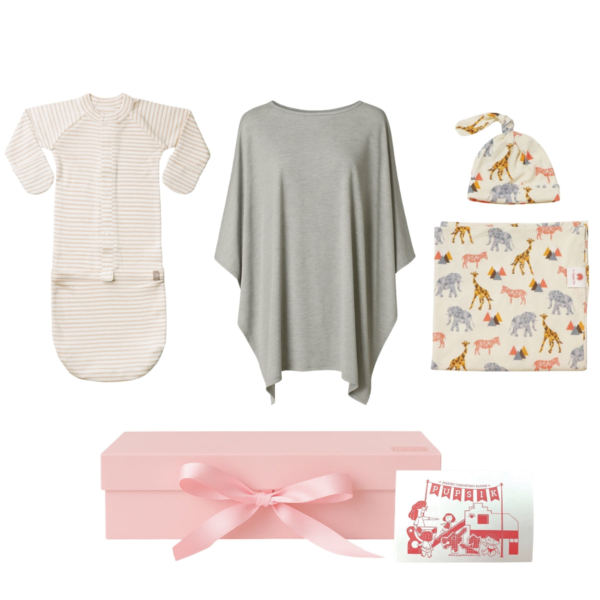 Goumi x Pupsik Petit Beginnings Bamboo Gift Set (6 Designs)