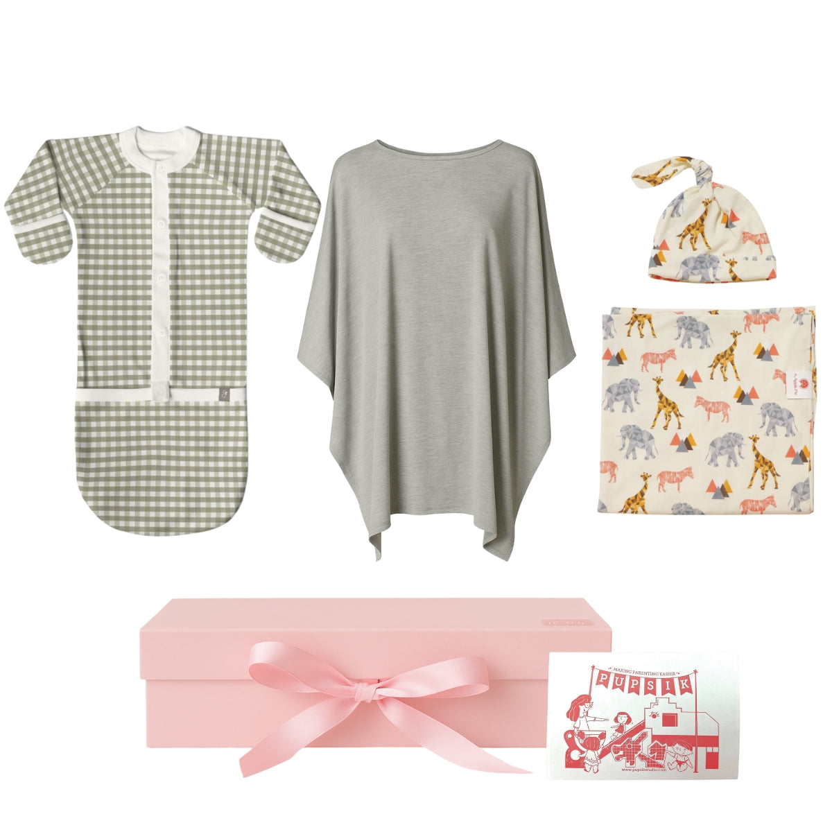 Goumi x Pupsik Petit Beginnings Bamboo Gift Set (6 Designs)