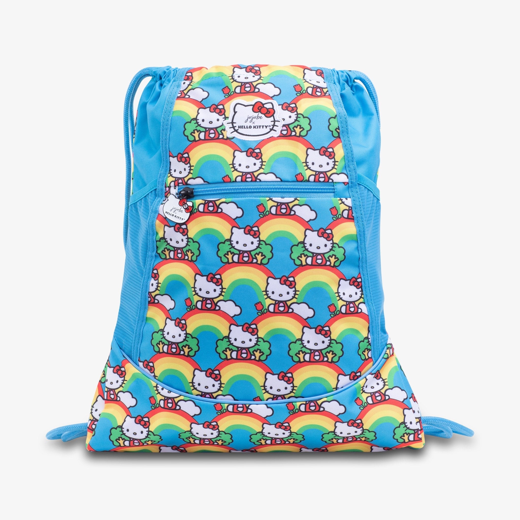 Jujube Grab and Go Drawstring Backpack - Hello Rainbow