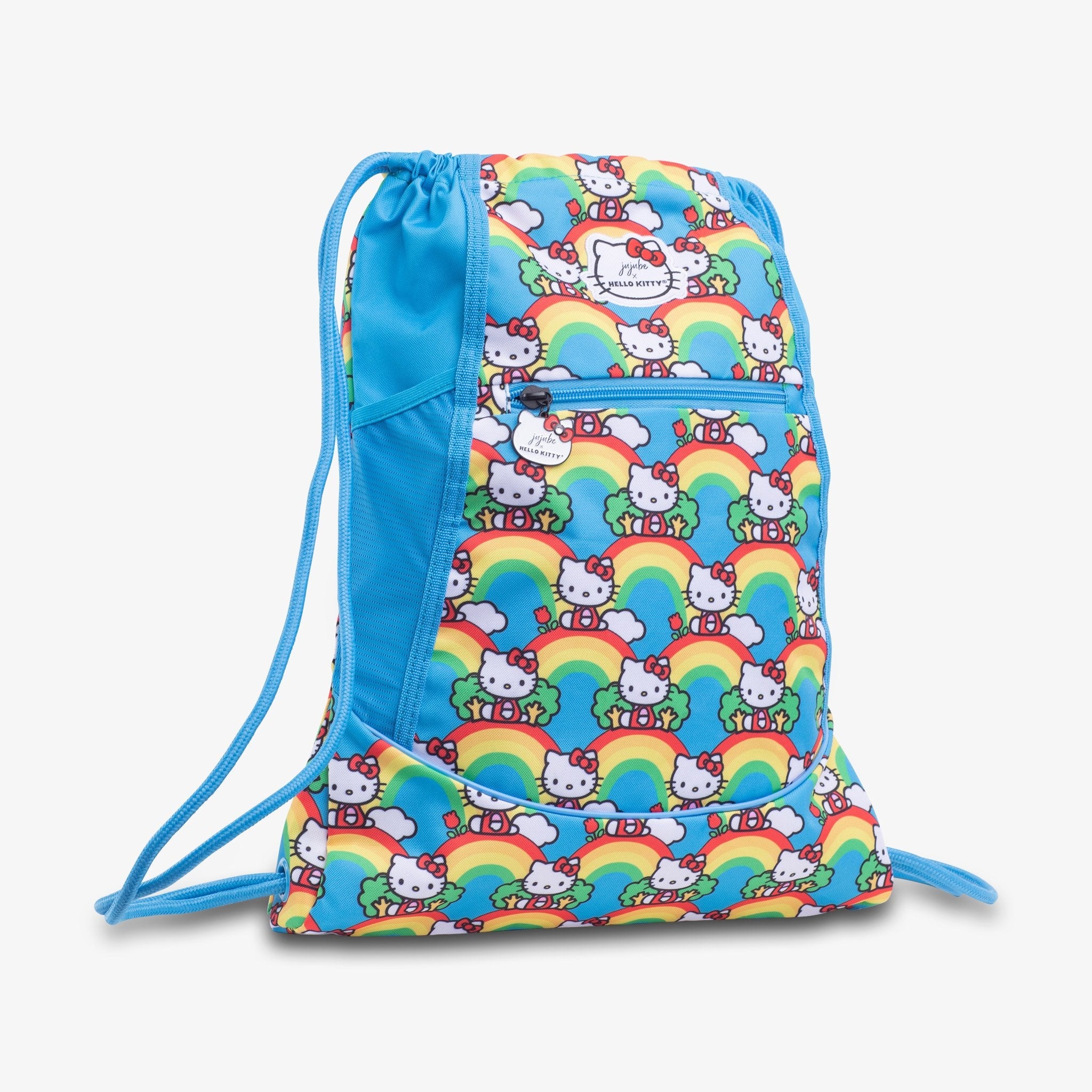 Jujube Grab and Go Drawstring Backpack - Hello Rainbow