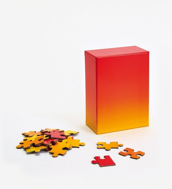Areaware Small Gradient Puzzle - Red Yellow (100pc)