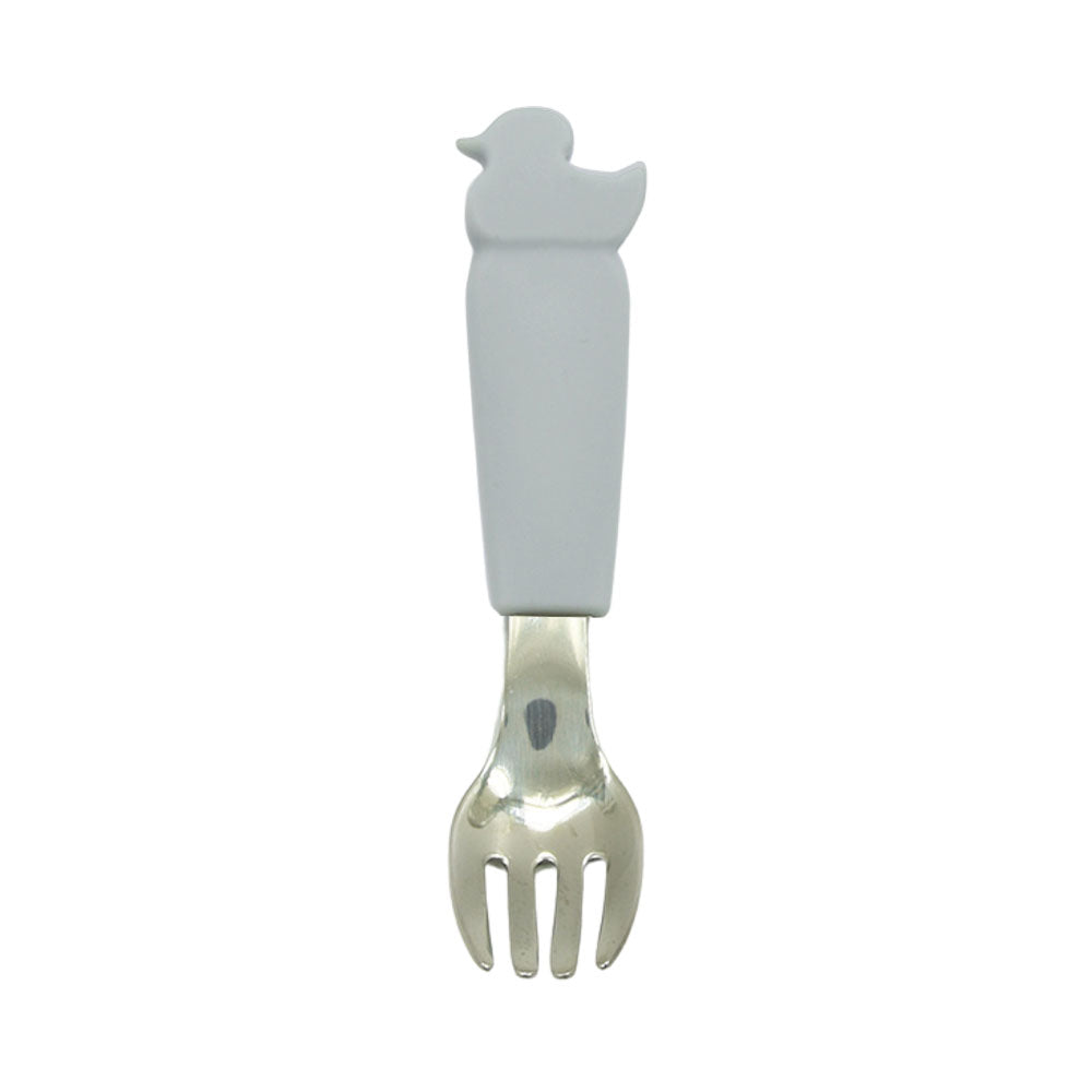 Biomom Silicone Handle Stainless Steel Little Fork (4 Designs)