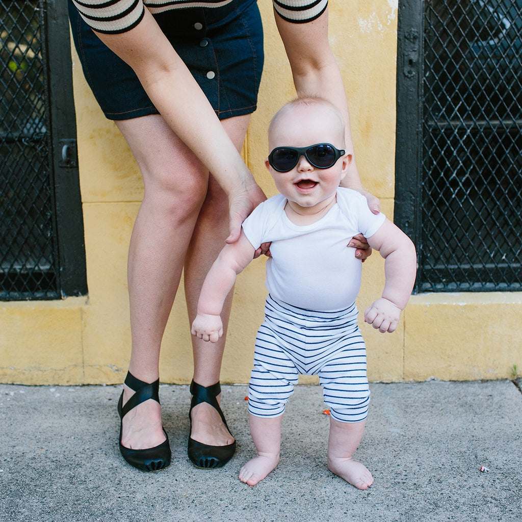 Babiators Original Aviator Sunglasses - Jet Black (2 Sizes)