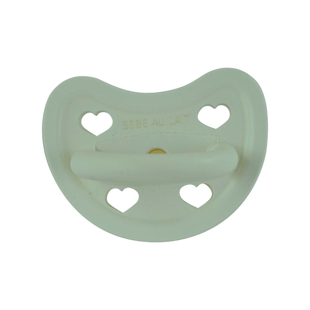 Bebe Au Lait Natural Rubber Pacifiers 2pk, 3-36M, (4 Colours) - Pupsik Singapore