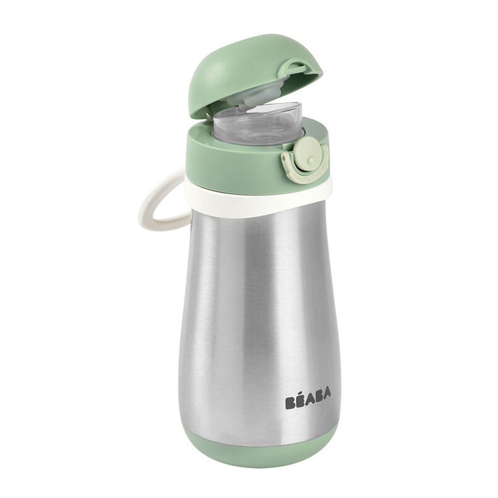 Beaba Stainless Steel Spout Bottle (350ml) - 4 Colors - Pupsik Singapore