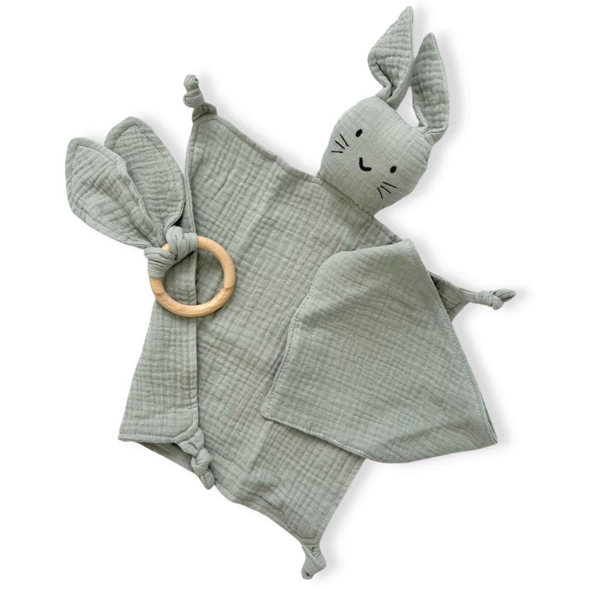 A, Apple Pie Snuggle Bunny Baby Gift Set (5 Colors) - Pupsik Singapore