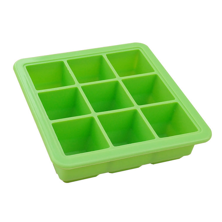 Biomom Pop N Go Silicone Food Portion Freezer Tray with Lid, 9 x 32ml (5 Colors) - Pupsik Singapore