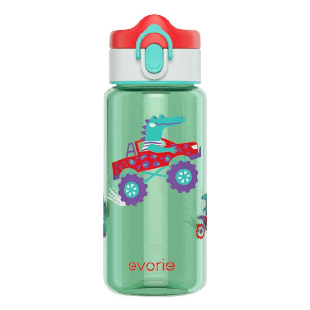 Evorie Tritan Kids Drinking Spout Water Bottle, 380ml (7 Designs) - Pupsik Singapore