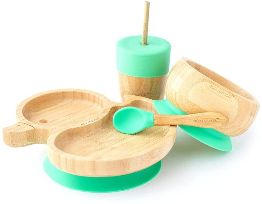 Eco Rascals Duck Tableware Gift Set (4 Colors) - Pupsik Singapore