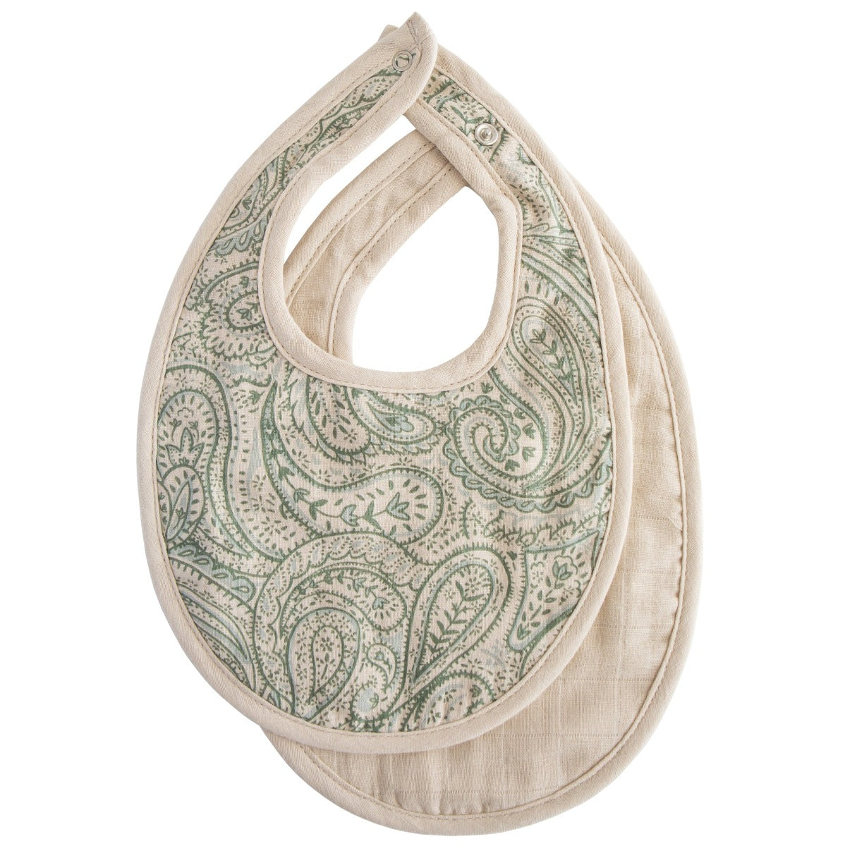 Mushie Muslin Baby Bib, 2pk (6 Designs) - Pupsik Singapore