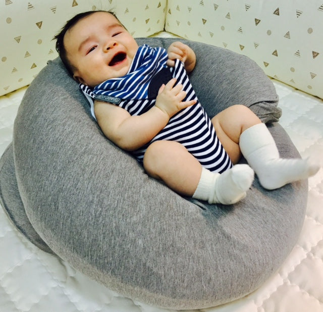 MPJ Wonderpillow 8-in-1 Maternity, Nursing Microfibre Pillow with Bamboo Cover (2 Designs) - Pupsik Singapore