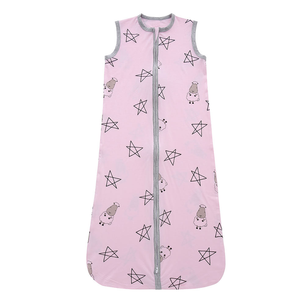 Baa Baa Sheepz Wearable Blanket Zip Sleep Bag - Big Star & Sheep Pink (3 Sizes)